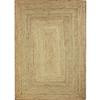 Handmade Natural Braided Jute Living Room Rug 250x300