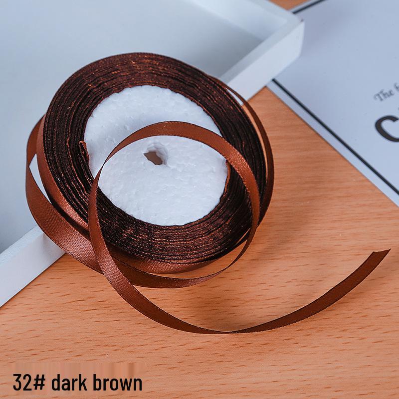 1 см атласная лента для украшения подарочной коробки и бантов, специальная для трансграничной торговли