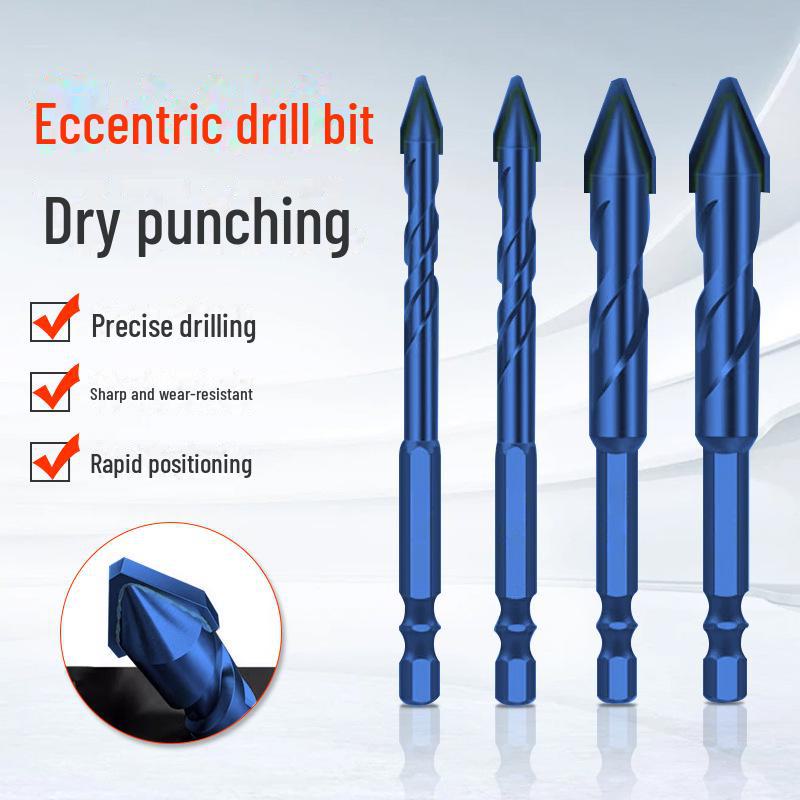 Эксцентриковое спиральное сверло из вольфрамовой стали для быстрого сверления плитки и бытовых работ