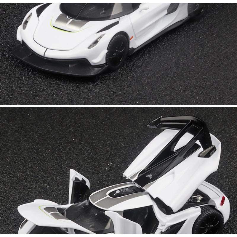 1/32 Koenigsegg Jesko Supercar Alloy Die Casting Model Car Classic Bookcase Display Decoration Collection Ornaments Present with Friend Kid