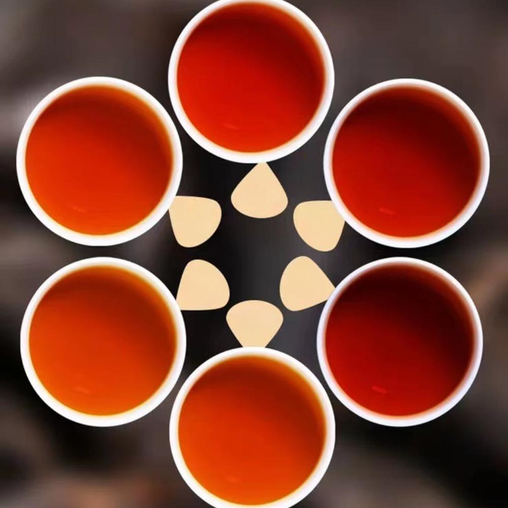 500 г Юньнань Мэнхай Ломаное Серебро Выдержанный Пуэр Чай Аромат Коричневого Риса Чайный Ископаемый