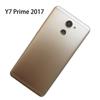 Назад для Huawei Y7 2017 Y7 Prime 2017 металлический корпус задней двери с аккумулятором и объективом камеры + боковая сторона