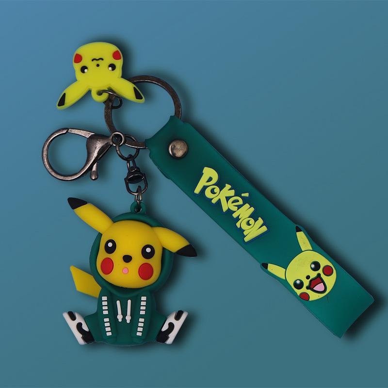 Плюшевый брелок-подвеска Пикачу Авокадо для детских сумок и ключей от машины