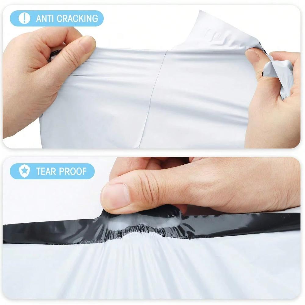 100pcs Self-adhesive Packaging Bag Sealing Waterproof Mailing Shipping Bag Express Logistics Dustproof Courier Bag