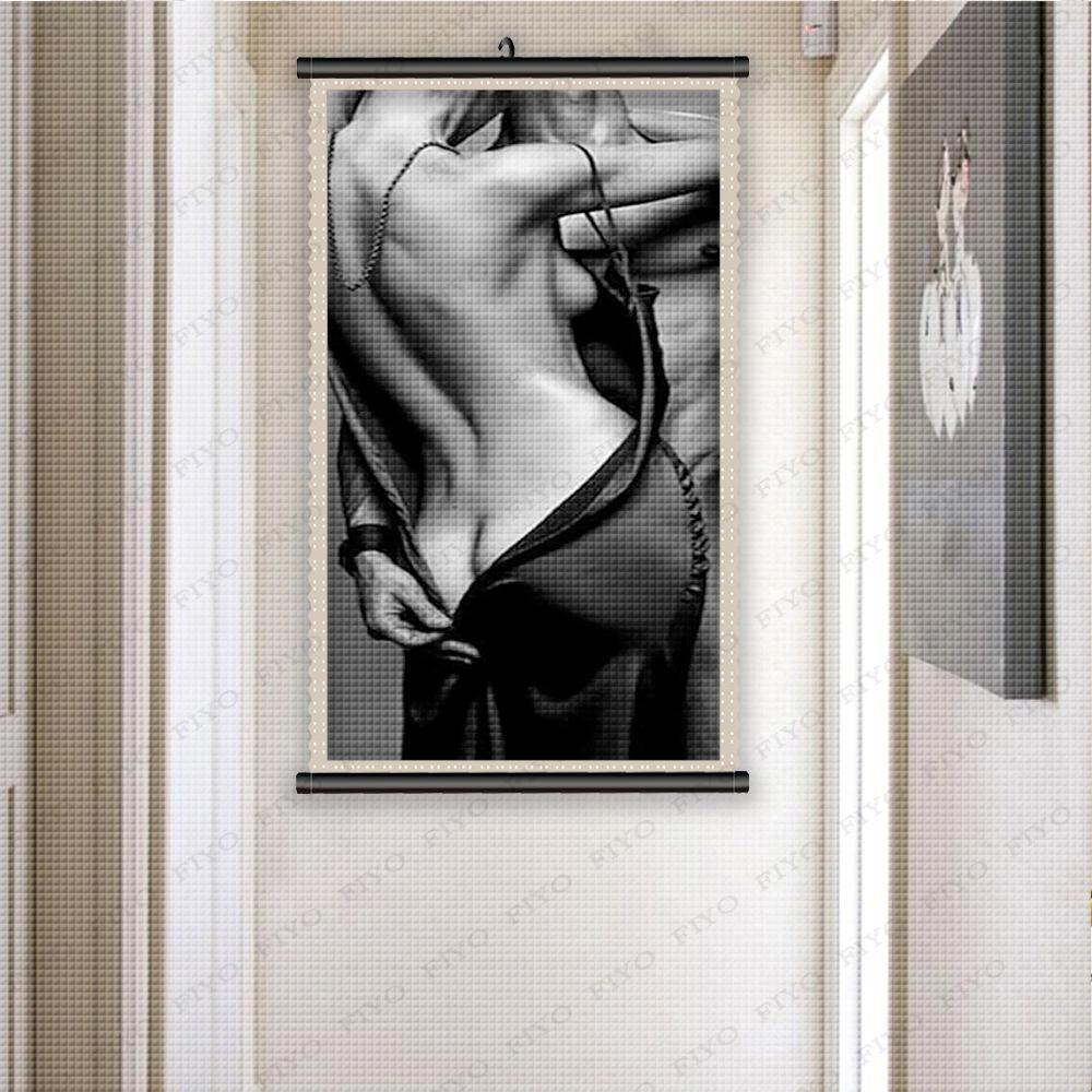 5D DIY Рамка Алмазная Картина Пейзаж Рисунок Горный Хрусталь Комплект Художественная Вышивка Секс Девушка Мозаика Украшение Домашней Комнаты