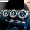 Автомобильная центральная приборная панель AC, вентиляционное отверстие, кольцевая накладка для Mercedes-Benz GLA 200 H247, аксессуары из углеродного волокна