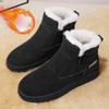 Модные мужские зимние ботинки, хлопковые зимние ботинки, теплые плюшевые, водонепроницаемые, повседневные мужские ботинки до щиколотки, с круглым носком, мягкие, удобные, новый стиль