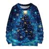 Women's Casual Long Sleeve Woolen Christmas Sweatshirt Fall  Vacation Long Sleeve Pullover