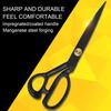 High Carbon Steel Tailor Scissors Sharp Blade Metal Fabric Scissors Multipurpose Dressmaker Sewing Embroidery Faux Leather Craft Cutting Shears