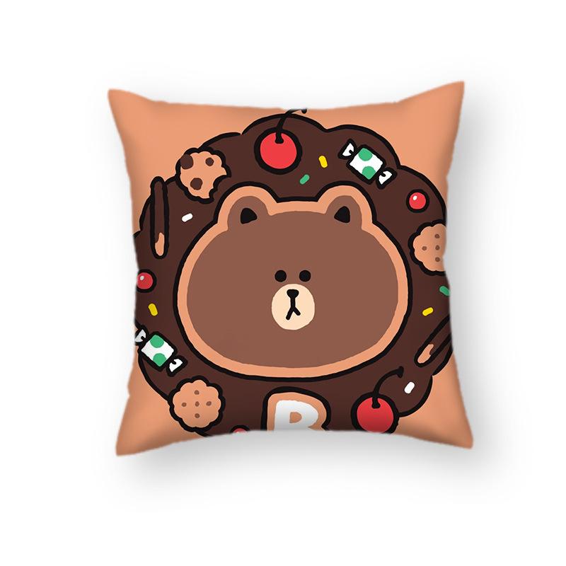 Новая мультяшная кукла для дома, милая подушка, наволочка, подарок для пары, подушка для сна, диван, автомобиль, подарок, подушка