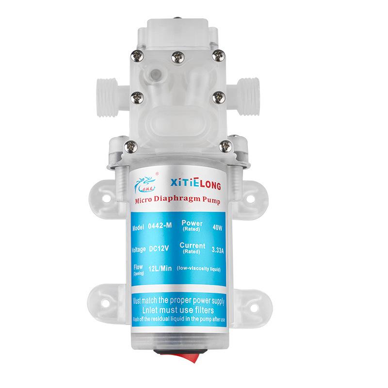 Model 0442: Large Flow DC Electric Diaphragm Self-Priming Pump for Food-Grade and Alcohol Applications