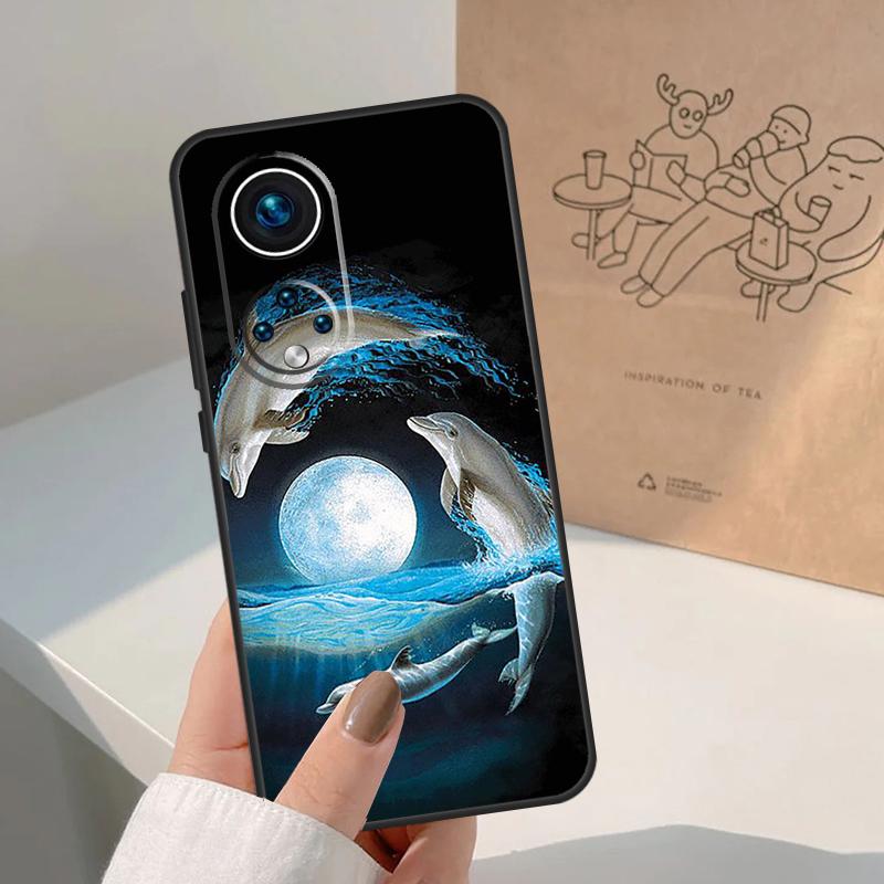 Милый Дельфин Океан Для Honor Magic 8 Pro 5 6 7 Lite Чехол Для Honor Win RT 200 400 50 70 90 X8b X9a X9b X9c X9d