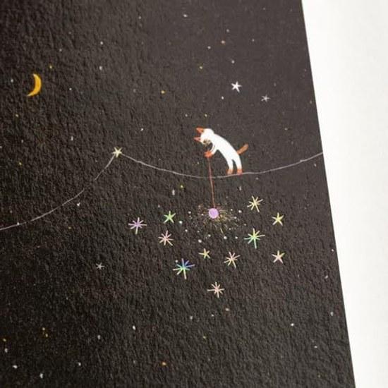 Hobonichi Techo Kurata Hiroko Graph Note (A6) Tonights Sparkler Star Shower Planner Accessory