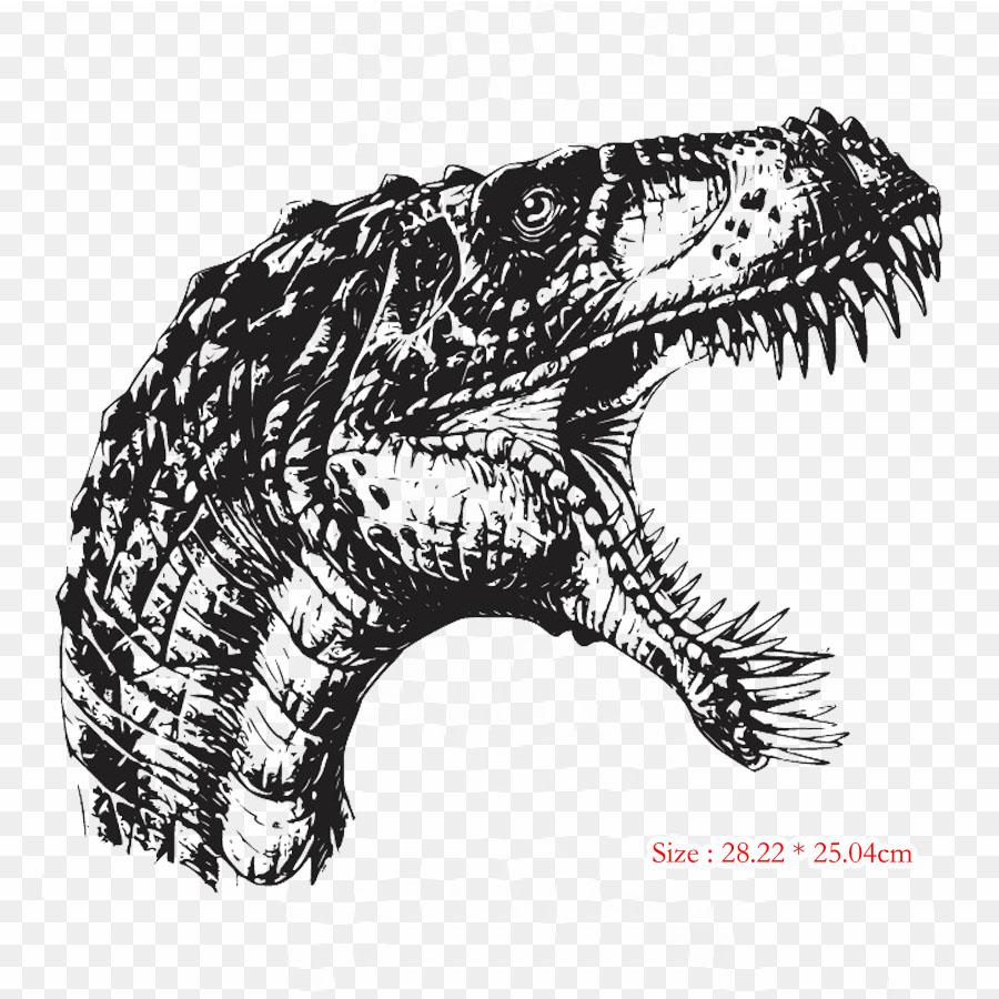 Crocodile Velociraptor Iron On Heat Transfer Printing Vinyl Patches Sticker for Clothes DIY Appliques Washable Patches