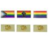 European and American Style Women's Seven-Color Rainbow Flag Brooch Pin