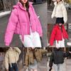 Winter Women's Cotton Down Coats Casual Hooded Jacket Parkas Streetwear Lady Chic Outerwear Thick Warm Padded Coat