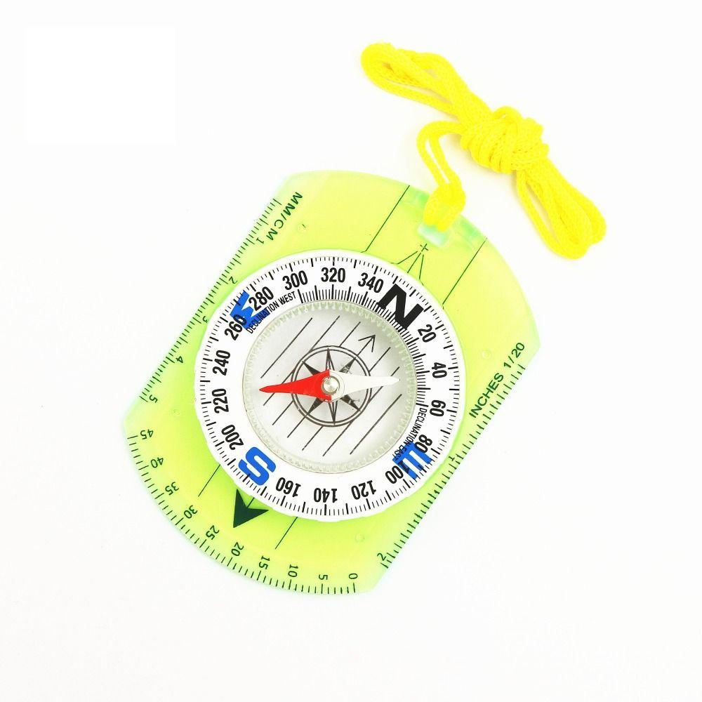 Scale Ruler Orienteering Thumb Compass Outdoor Navigation Compass Map Reading Scouts Compass Ruler