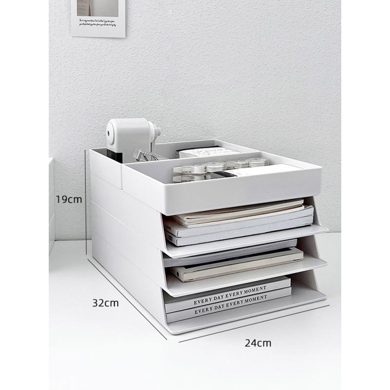 Многофункциональный настольный органайзер: Папка-органайзер формата А4, Подставка для ручек, Офисная стойка для хранения