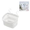 Hanging Shower Caddy Sturdy Plastic Draining Holes Space Saving Simple Hanging Laundry Basket for