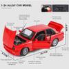 1/24 Scale 1988 BMW M3 IM3 Alloy Scale Car Model Diecast Metal Miniature Car Sound and Light Classic Car Collection Kid Toy Car Vehicle