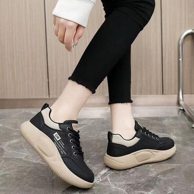 Толстая подошва Мягкая подошва Кроссовки Женские Весенние Новые Универсальные Туфли Папы Студенческие Повседневные Туфли Для Детей