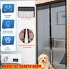 Summer Magnetic Curtains Screen Mesh  Door Mosquito Net Anti Fly Insect Door Mesh Automatic Closing Self-adhesive for Kitchen Indoor Living Room