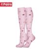 1 пара 58 стилейНовые носки с компрессией с цветами и животными для леггинсов Дышащие для бега Давление Футбол Взрослые носки Компрессионные носки