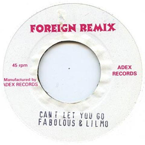 7inch Record FABOLOUS, LILMO - Can't Let You Go None Foreign Remix 2002 Jamaica Rap & Hip-Hop/R&B
