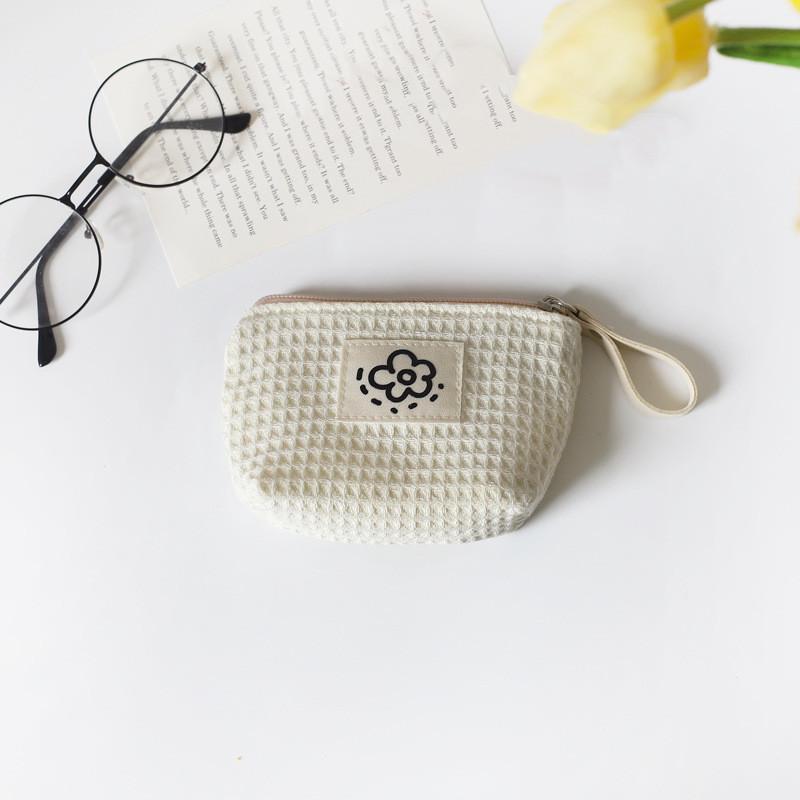 Милый цветок Мягкий квадратный монетница кошелек для денег сумка на запястье Портативный мини помада органайзер автобус удостоверение личности кредитные карты сумки