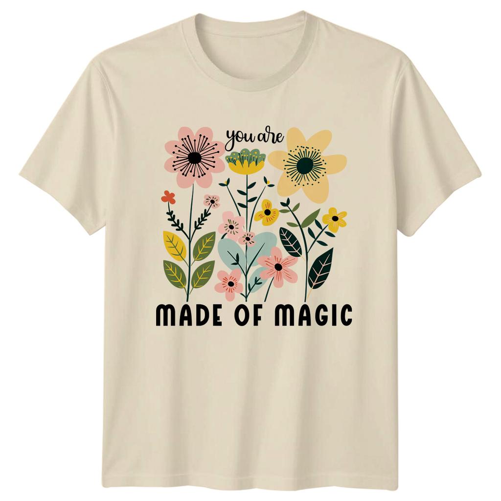 You Are Made Of Magic TShirt Nature Lake Floral Graphic Tee