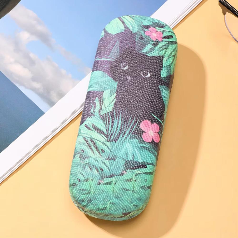 Чехол для очков с принтом кота, устойчивый к давлению, Креативная коробка для хранения солнцезащитных очков, Новый протектор для очков