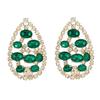 Teardrop Rhinestone Diamond Earrings for Women - Elegant Party Accessories