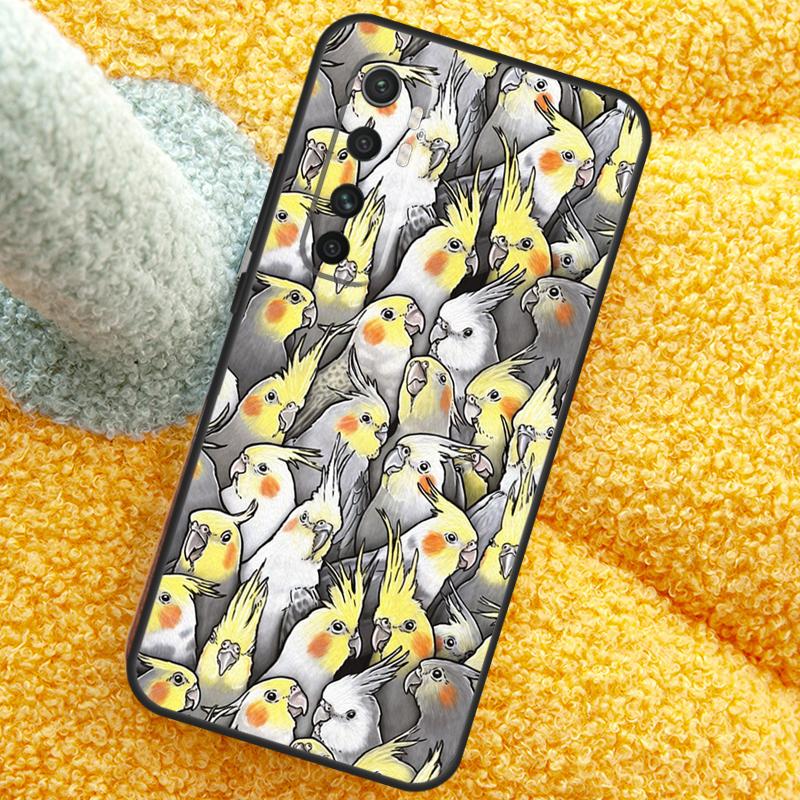 parrot bird Case For POCO X3 X4 X5 F5 Pro M5s C40 F4 GT F3 Cover For Xiaomi 12T 11T Pro 12 13 Lite 12X