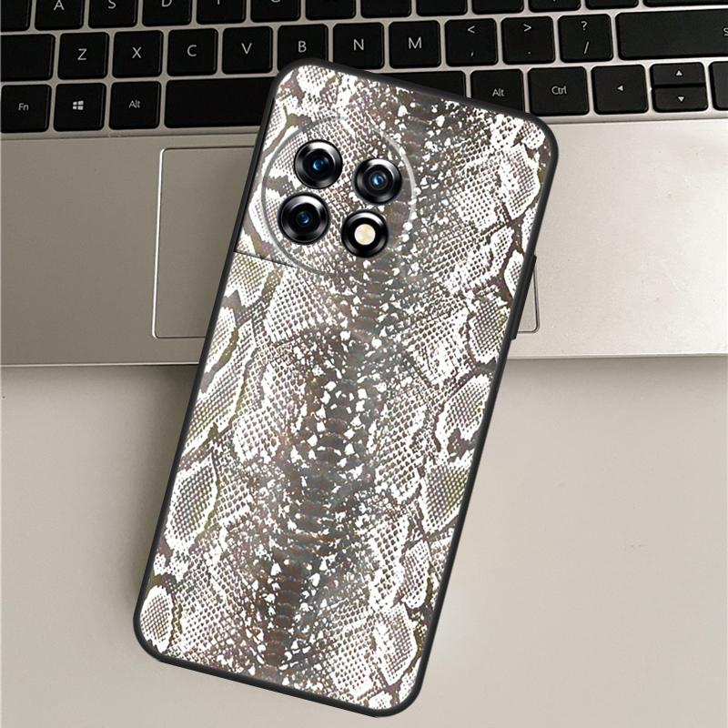 Чехол с принтом под змеиную кожу для OnePlus Nord 5 CE 3 4 Lite N20 N30 OnePlus 15R 13R 12R 13T 10T 10 Pro 11 12 13 Чехол