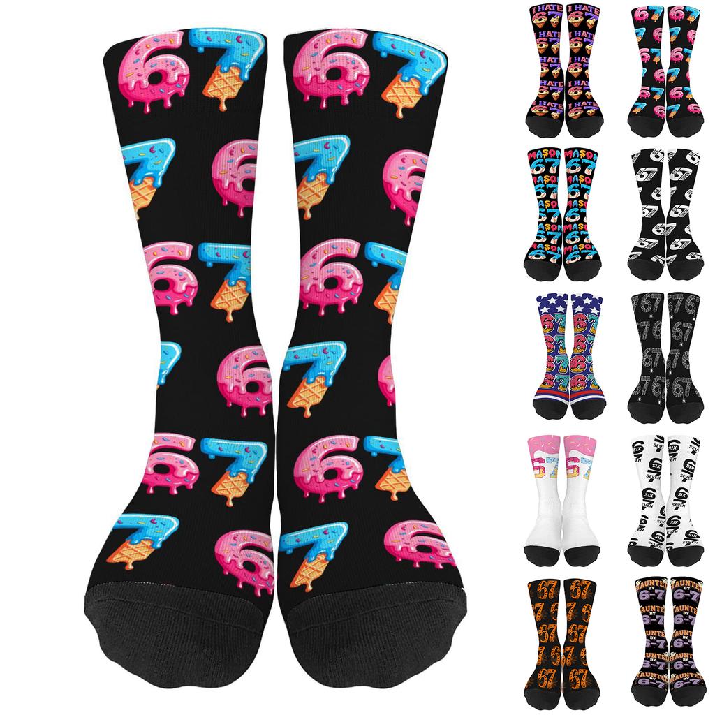 Fashionable, Warm And Interesting Six Or Seven Design Socks For Grandma