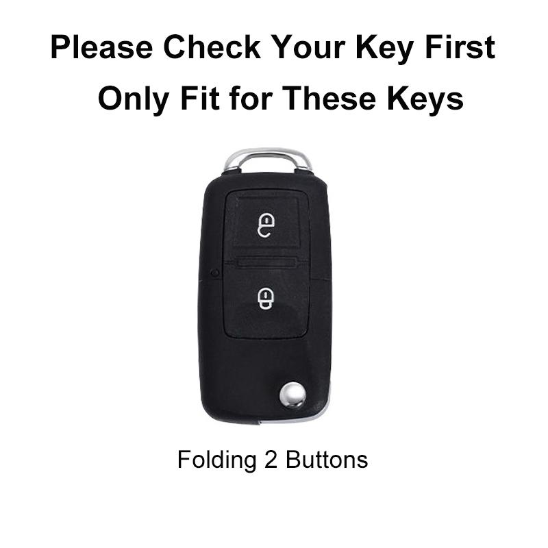 2 кнопки TPU чехол для автомобильного ключа чехол для VW Volkswagen MK4 Bora Golf 4 5 6 Jetta Passat Polo Bora Touran Skoda Seat