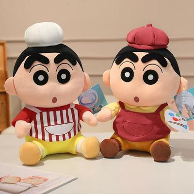 Новая кукла Крейон Шин-чан Кавайная мягкая игрушка Плюшевая игрушка Ручная работа Кукла Мультяшная Аниме Милая подушка Подарок на день рождения ребенка Кукла