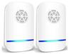 Set of 2 Ultrasonic Repellents, Anti-insects, Spiders, Plug-in for Indoor Mice, Anti-moths, Ants, Bed Bugs