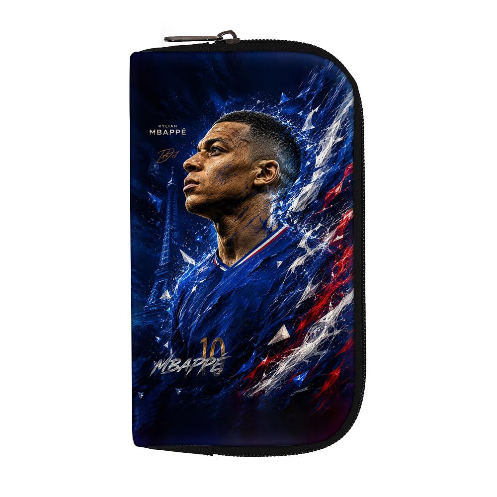 Женская мужская сумка-клатч сумка для наушников M-Mbappe Кошельки Портативный кошелек для денег и монет Держатель для кредитных карт Сумки для денег Сумка для хранения футбольной звезды