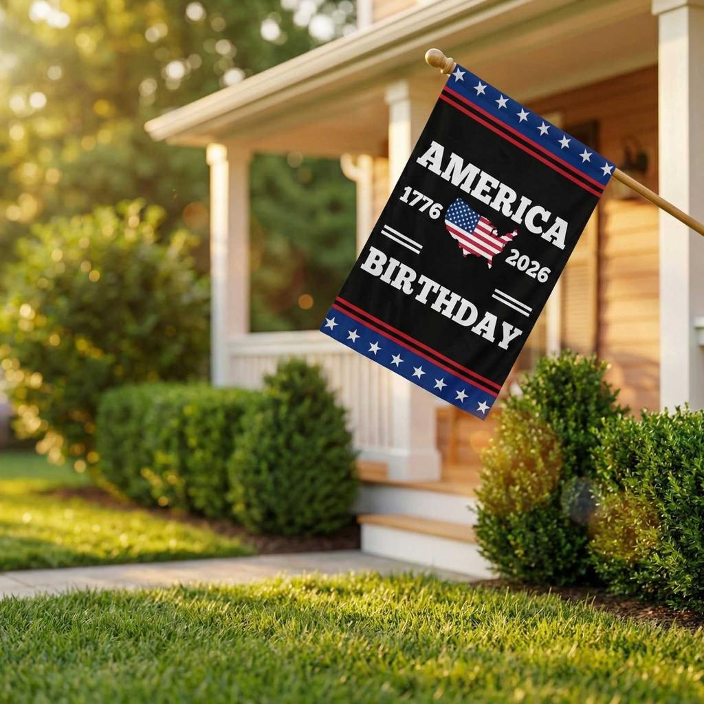 Decorative Garden Flag For The 250th Anniversary Of The United States