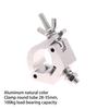 1 Piece Aluminium Truss Clamps 28-32mm Tube O Hook Stage Lighting Mount Bracket Fast Lock Lighting Clamp