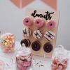 Woodenwall Holds Donut Boards Stand Hanging Donutstable Wedding Decoration