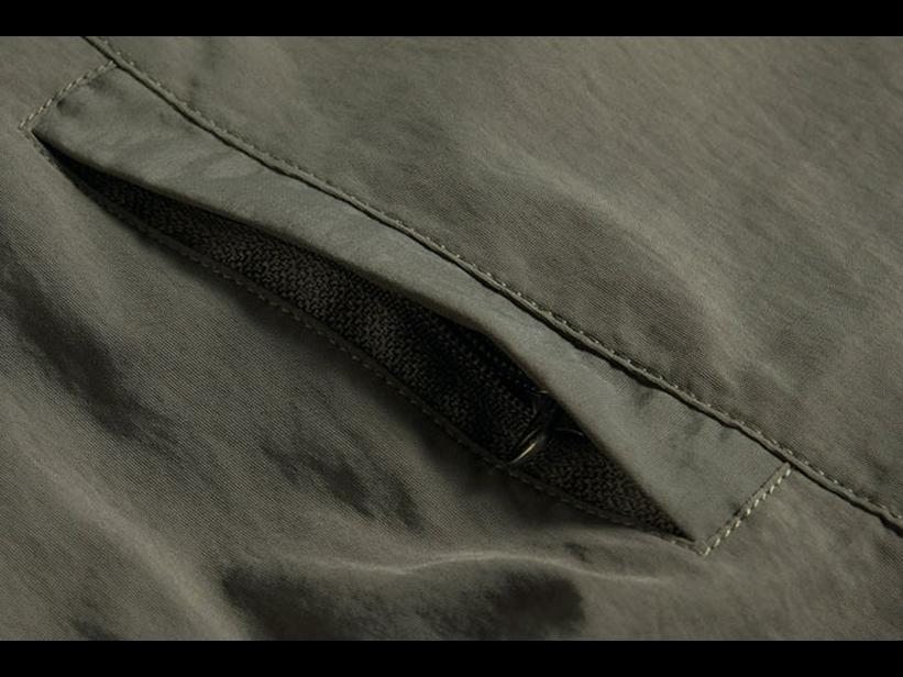 Мужские быстросохнущие уличные брюки и съемные шорты с защитой от солнца и вышитым логотипом