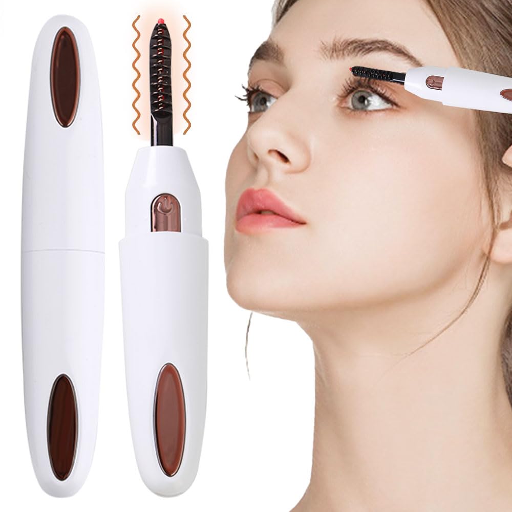 For Hot Eyelash USB Instant Heat In 10 Temperature Perfect for Lower Lash and Face Day Gift [New 2024] Curler, Rechargeable, Dual-Use, Long-Lasting,