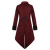 Medieval Retro Men's Jacket Steampunk Gothic Tailcoat Trench Coat Victorian Men Clothing Uniform Halloween Costume
