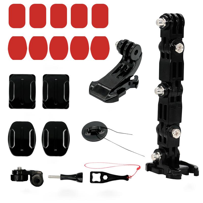 Action Camera Motorcycle Helmet Accessories Helmets Strap Mount For Gopro 13 12 11 10 9 8 DJI Osmo Action 3 4 Insta360 X4 Camera