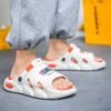 38-45 Men's Plus Size Fashionable One Line Mop Home Casual Slippers Beach Sandals Outdoor Two-piece Slippers