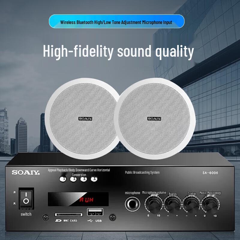 Soaiy SA-6006Y Bluetooth Ceiling Speaker System