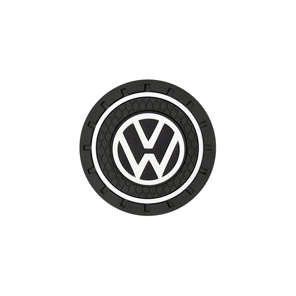 T26Car Cup Holder Mat Pad Anti-slip Coaster Auto Interior Accessories For Volkswagen Golf Rline Passat GTI Lavida Sagitar Scirocco