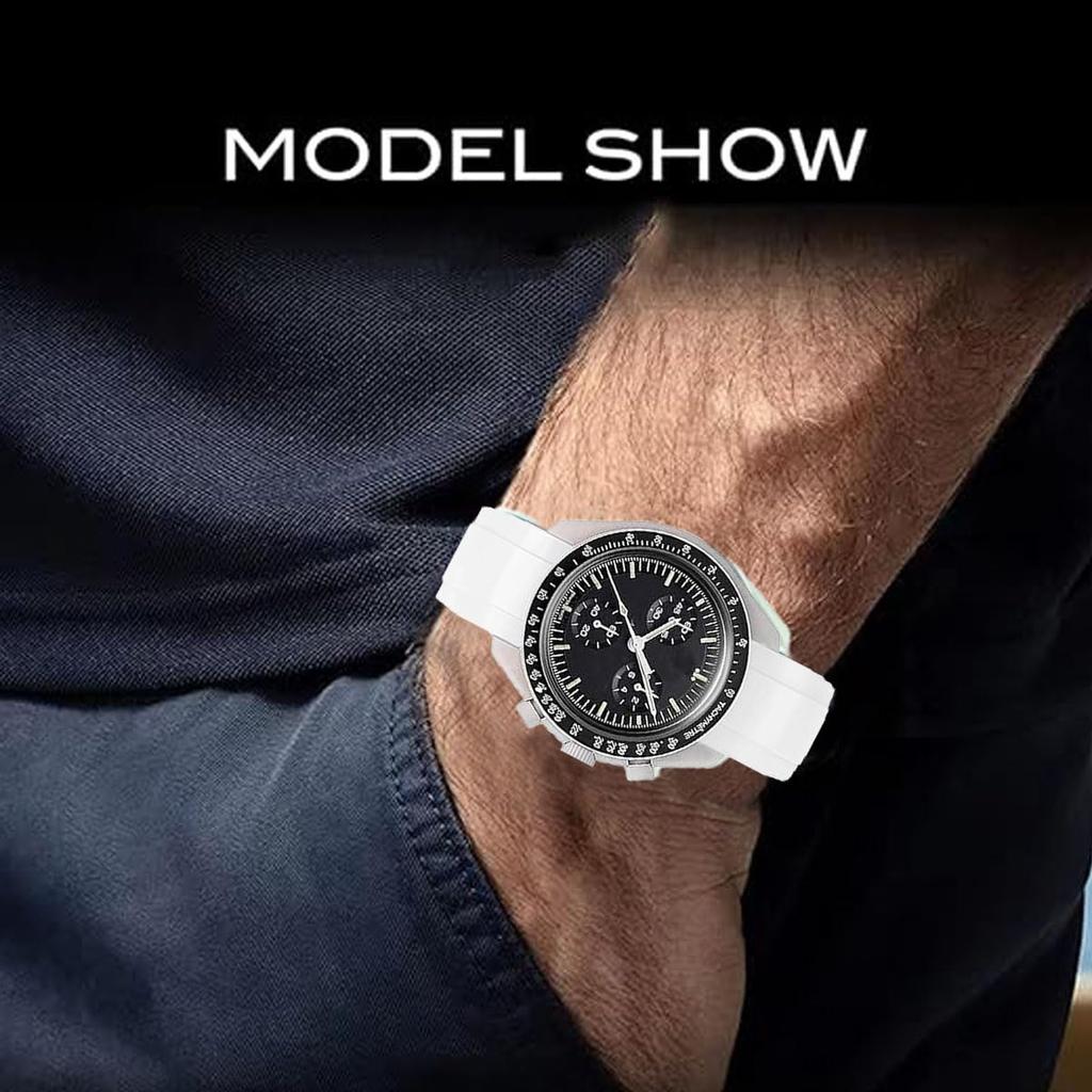 20 мм ремешок для часов силиконовый ремешок для Omega X Swatch MoonSwatch ремешок для часов Omega и Swatch ремешок резиновый ремешок для Omega Speedmaster Seiko SEIKO 20 мм